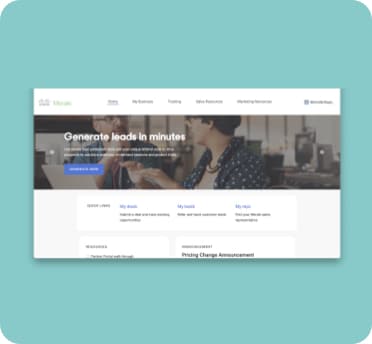 partner portal screenshot